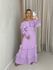 VESTIDO REGIANE LASTEX Lilas