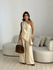 CONJUNTO FLÁVIA NULA MANGA AREIA