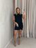 CONJUNTO AMELIA FLOR SAIA PRETO