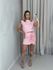 CONJUNTO AMELIA FLOR SAIA ROSA