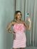 VESTIDO LAIANE CURTO BABADO ROSA