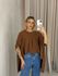 BLUSA MAGALI CAPA MARROM