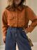 CAMISA FABIANA SUEDE CARAMELO