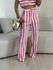 CALÇA ISABELA LISTRAS ROSA