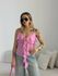 BLUSA TATA BABADO ROSA CHICLETE