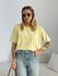 CROPPED TANIA ALGODÃO YELLOW BUTTER