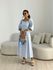 VESTIDO AMORA MANGA BUFANTE BABY BLUE