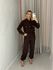 CONJUNTO NAMIE JAQUETA MARROM