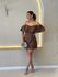 VESTIDO ANA LIVIA CURTO Marrom