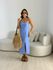 VESTIDO CLOE MIDI AZUL