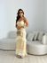 VESTIDO KAYA FRANJAS BABY PEACH