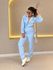 MACACÃO DANIELA MANGA LONGA BABY BLUE