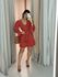 VESTIDO CELIANE BABADOS TELHA