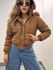 PUFFER KATIA TEXTURIZADA MARROM
