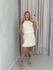 VESTIDO MARIA ELISA PLISSADO MARFIM