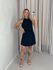 VESTIDO MARIA ELISA PLISSADO PRETO