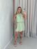 VESTIDO MARIA ELISA PLISSADO VERDE