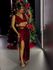 CONJUNTO TOP SAIA PAETÊ VERMELHO
