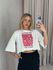 CROPPED YOUR KISSES OFF/VERMELHO
