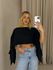 CROPPED ELENA TOP preto