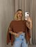 CROPPED ELENA TOP TERRA COTA 