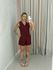 CONJUNTO MAÍSA SHORT COLETE VINHO