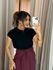 BLUSA SILVIA TRICOT PRETA