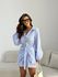 CAMISA VALENTINA LISTRADA AZUL
