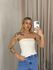 BLUSA ALINE TOMARA QUE CAIA Marfim