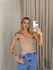 BLUSA ALINE TOMARA QUE CAIA Nude