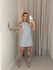 VESTIDO AGATHA CURTO CAVADO Cinza