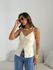 BLUSA VALÉRIA BOTÕES AREIA