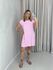VESTIDO MARIA HELENA CURTO Rosa