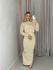 CONJUNTO SASHA Vestido Tricot Areia