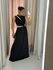VESTIDO JORDANA DECOTE PRETO