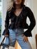 BLUSA JESSICA BABADOS PRETA