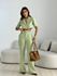CONJUNTO KALYA CROPPED VERDE