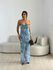 VESTIDO RUBY TULE AZUL/ESTAMPADO