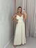 VESTIDO ZARA PLISSADO MARFIM