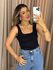 BLUSA LARISSA CF CAVADA Preta