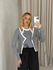 CONJUNTO SERENA TRICOT MANGA CINZA