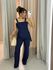 CONJUNTO CAILANY BLUSA ASSIMÉTRICA MARINHO