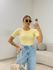 BLUSA ANANDA BASIC YELLOW BUTTER