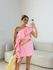 VESTIDO ANA LIA CURTO ROSA