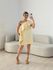 VESTIDO ANA LIA CURTO YELLOW BUTTER