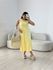 VESTIDO GILDA CAVADO Amarelo