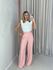 CALÇA EVELYN PANTALONA Rose