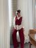 CONJUNTO VIRGÍNIA CALÇA CHERRY RED