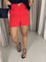 SHORT LAURA Cinto vermelho