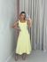 VESTIDO CAROLINE MIDI Amarelo
